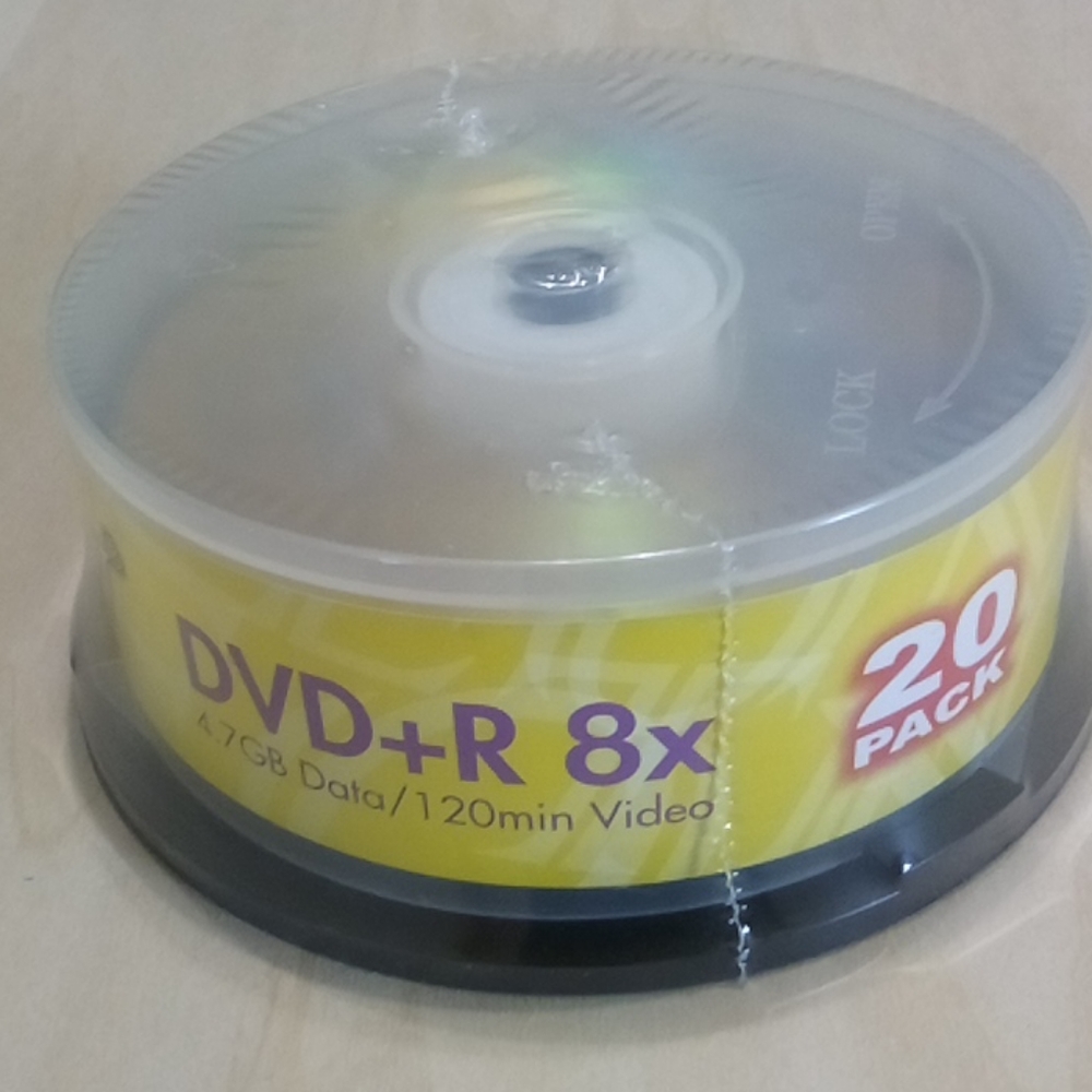 NEW Teon 8x DVD+R 20 Pack Spindle